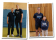 Patrick Femerling mit Nick Mynter und Meg Mäkitalo
